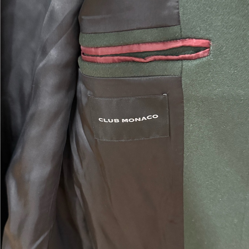 Club Monaco Green wool coat - Picture 4 of 4
